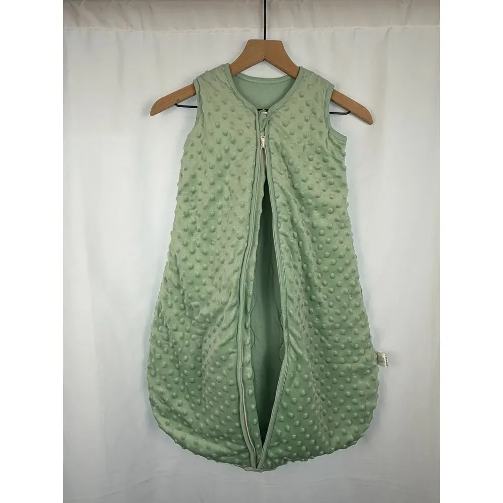 FILLEEP Baby Sleep Bag Sack Infant‎ Green Size L 12-18mo 2-Way Zipper Warm Cozy